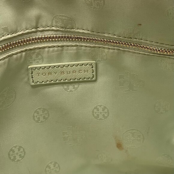 Tory Burch Robinson Middy Mint Julep Green Saffiano Leather Satchel - Picture 12 of 12